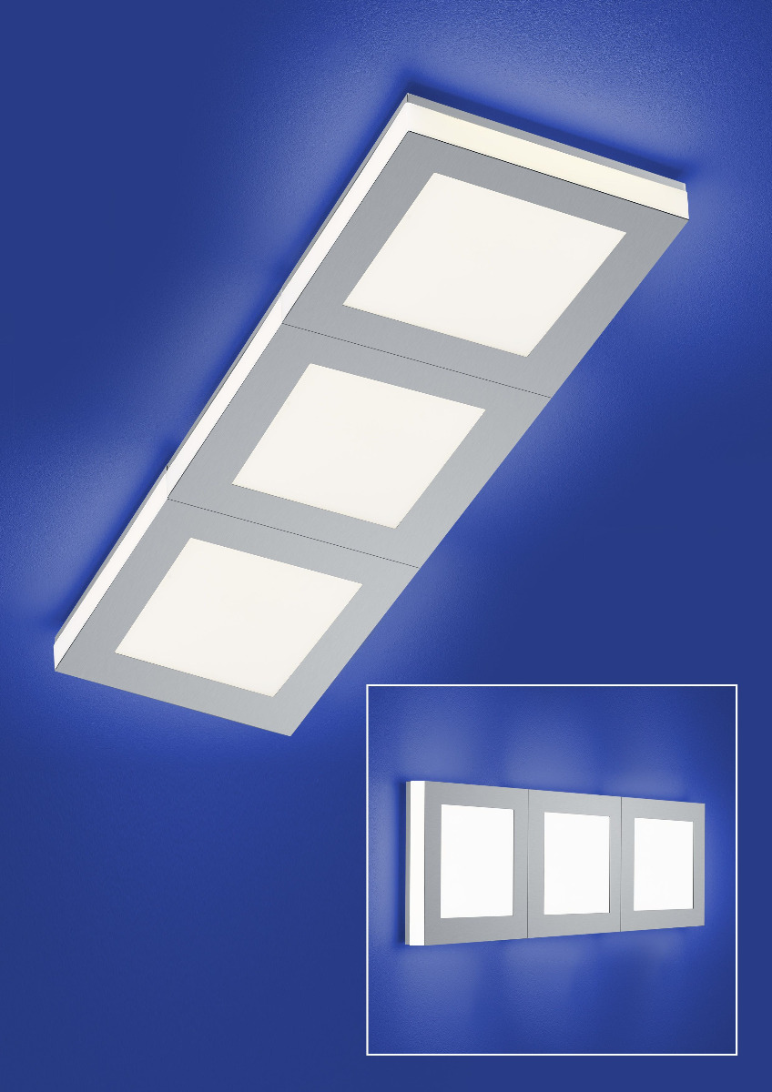 B-Leuchten Deckenleuchten & Deckenlampen von B-Leuchten Quadro LED Deckenleuchte 70406/3-65
