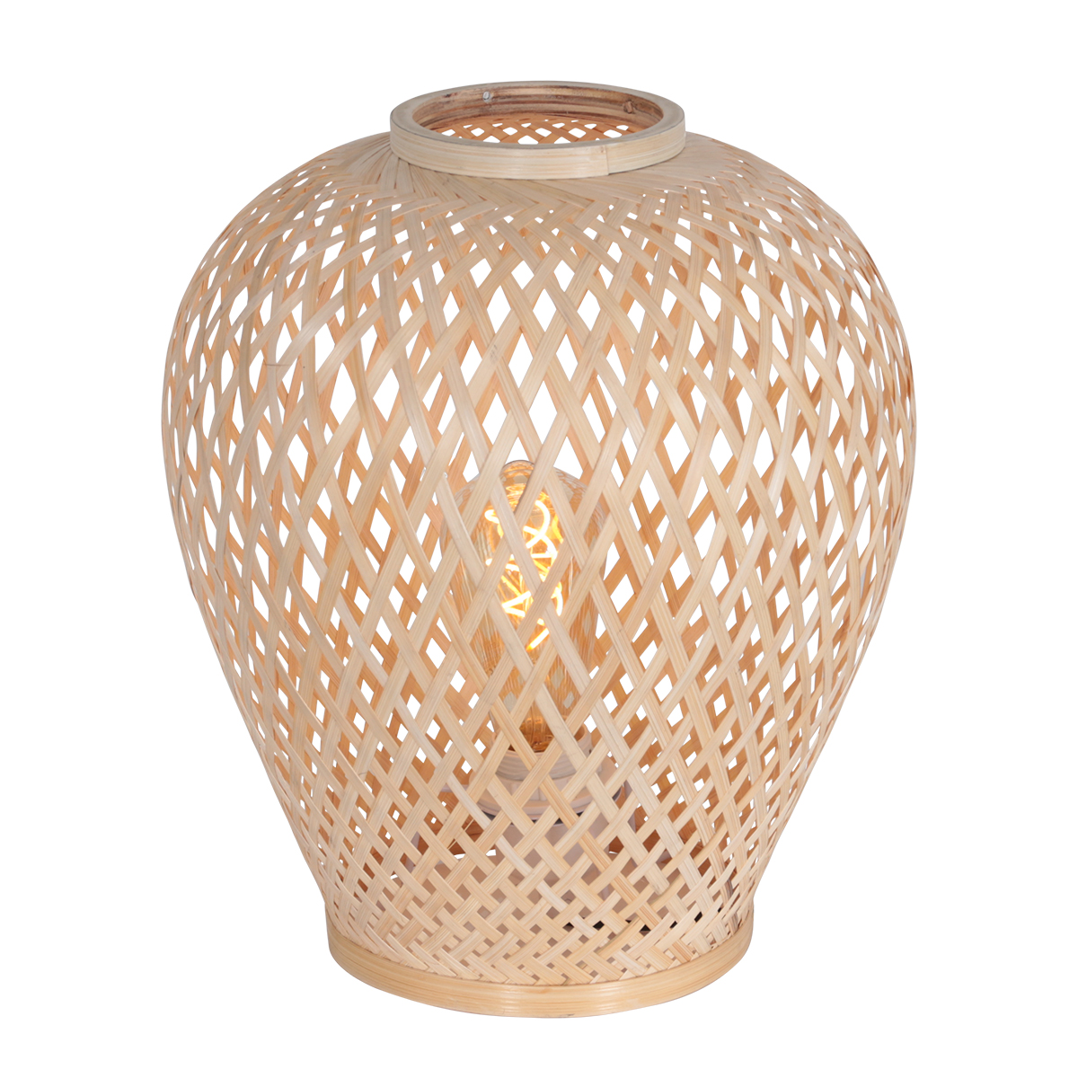 Steinhauer - 3130BE - Bamboo table lamp Maze 