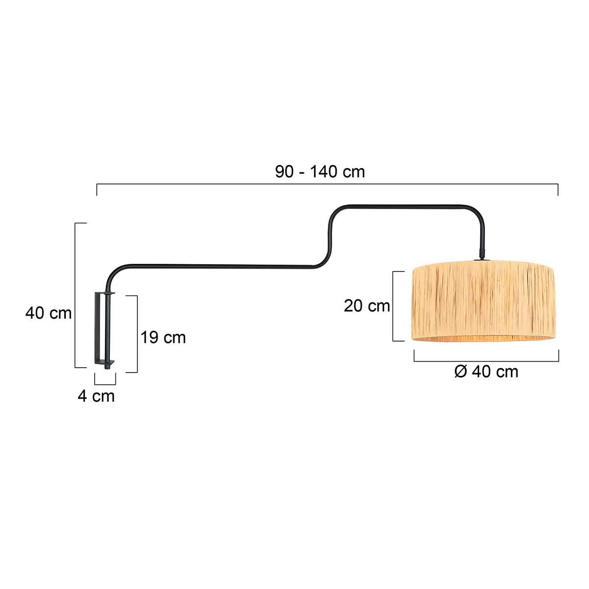 Steinhauer&nbsp;Wandleuchte Bloeba &nbsp;4182ZW