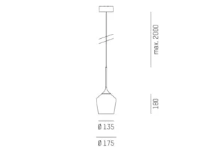 Molto Luce&nbsp;COCKTAiL Hängeleuchte&nbsp;110-011123600960d