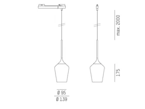 Molto Luce&nbsp;COCKTAiL Hängeleuchte&nbsp;110-019111500360c
