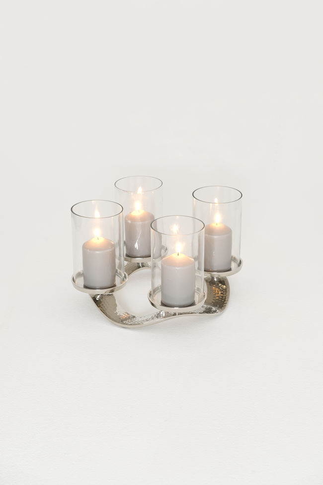 Holländer Leuchten Kerzenhalter von Holländer Leuchten Adventskranz 4-flg. CORONA PICCOLO 201 3512