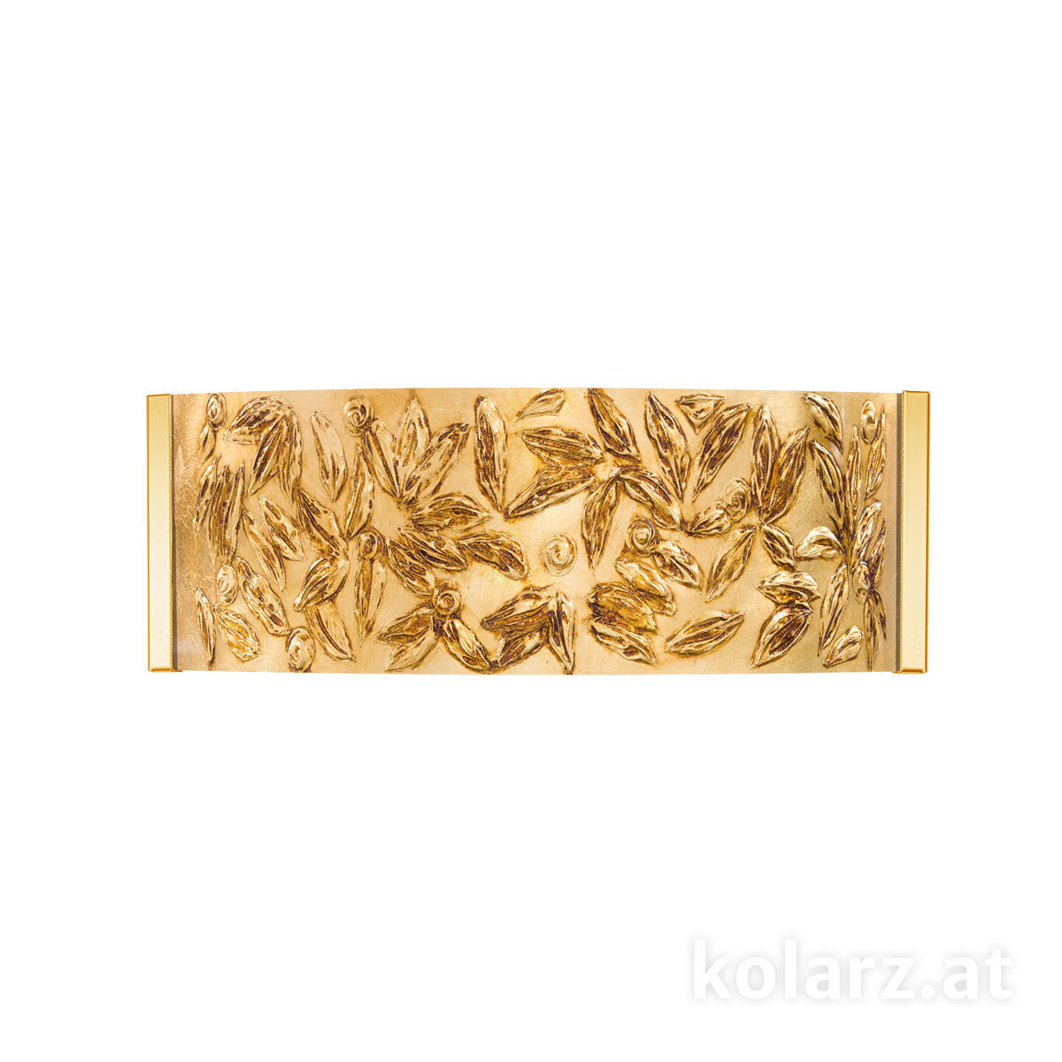 KOLARZ-Austrolux LeuchtenWandleuchte EMOZIONE, Gold 24K, Liberta Gold/Weiß Breite 40 cm, Höhe 20 cm, Ausladung 10 cm, 2 flg., G9, 25 W