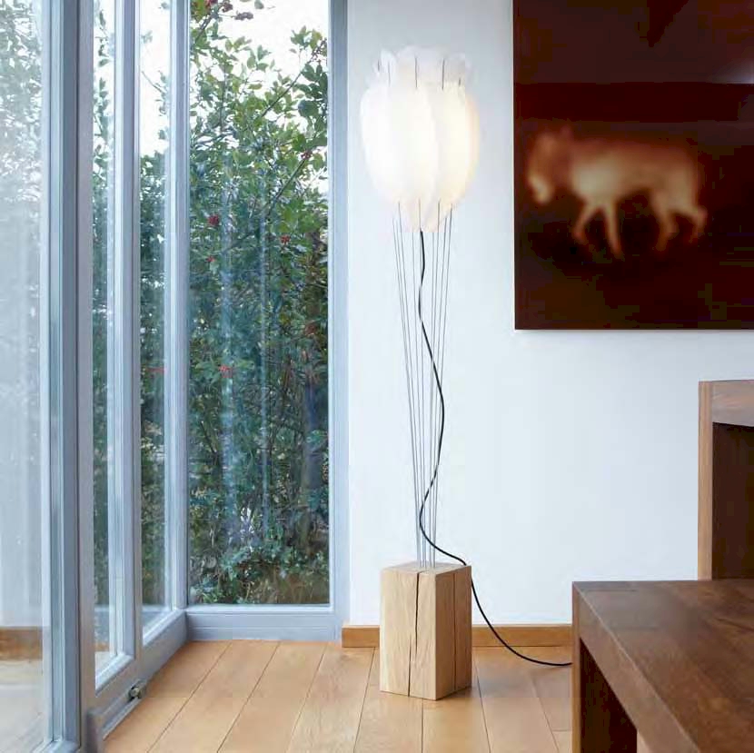 DOMUS Moderne Stehleuchten & Stehlampen fürs Wohnzimmer von DOMUS TULIP Lichtobjekt 9788.