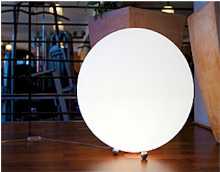 Kugeltischleuchte Snowball 50 Tischleuchte E27 mit Schalter von EPSTEIN Design Leuchten