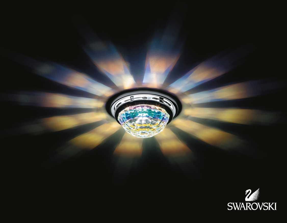 Einbauleuchten & Einbaulampen von SWAROVSKI - SCHONBEK VEGA crystal ABZ Decken-Einbauleuchte A8992NR040010ABZ