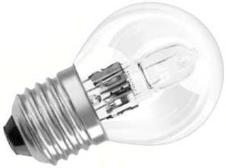 Glühlampen mit Fassung E27 von UNI-Elektro OSRAM Halogenlampe ECO Classic P 230V 30W E27 klar, Tropfen 64542 P ECO E27