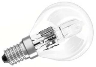 Glühlampen mit Fassung E14 von UNI-Elektro OSRAM Halogenlampe ECO Classic P 230V 20W E14 klar, Tropfen 64541 P PRO E14