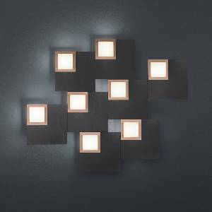 LED-Deckenleuchten & LED-Deckenlampen von BANKAMP Leuchtenmanufaktur LED-Deckenleuchte Quadro 7707/8-39