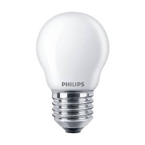 Glühlampen mit Fassung E27 von UNI-Elektro Philips Classic LEDlustre E27 P45 4.3W 827 Matt CLA LEDCandle ND 4.3-40W P45 E27 FR