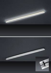 LED-Hängeleuchten & LED-Hängelampen von BANKAMP Leuchtenmanufaktur Strada  LED- Schiene 155cm mit Tastdimmer 2157/155-33