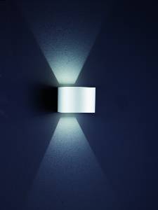 Wandleuchten & Wandlampen für außen von Helestra Leuchten SIRI 44 - R LED - Außenleuchte Wandleuchte Lichtaustritt verstellbar A28342.07