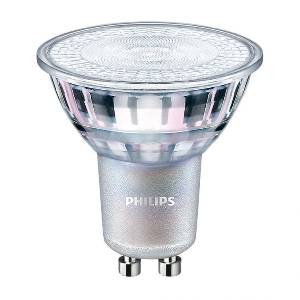 Halogenlampen Fassung GU10 von UNI-Elektro Philips LEDspot MV Value GU10 4.9W 927 36D (MASTER) | Beste Farbwiedergabe - Extra Warmweiß - Dimmbar - Ersetzt 50W 230368