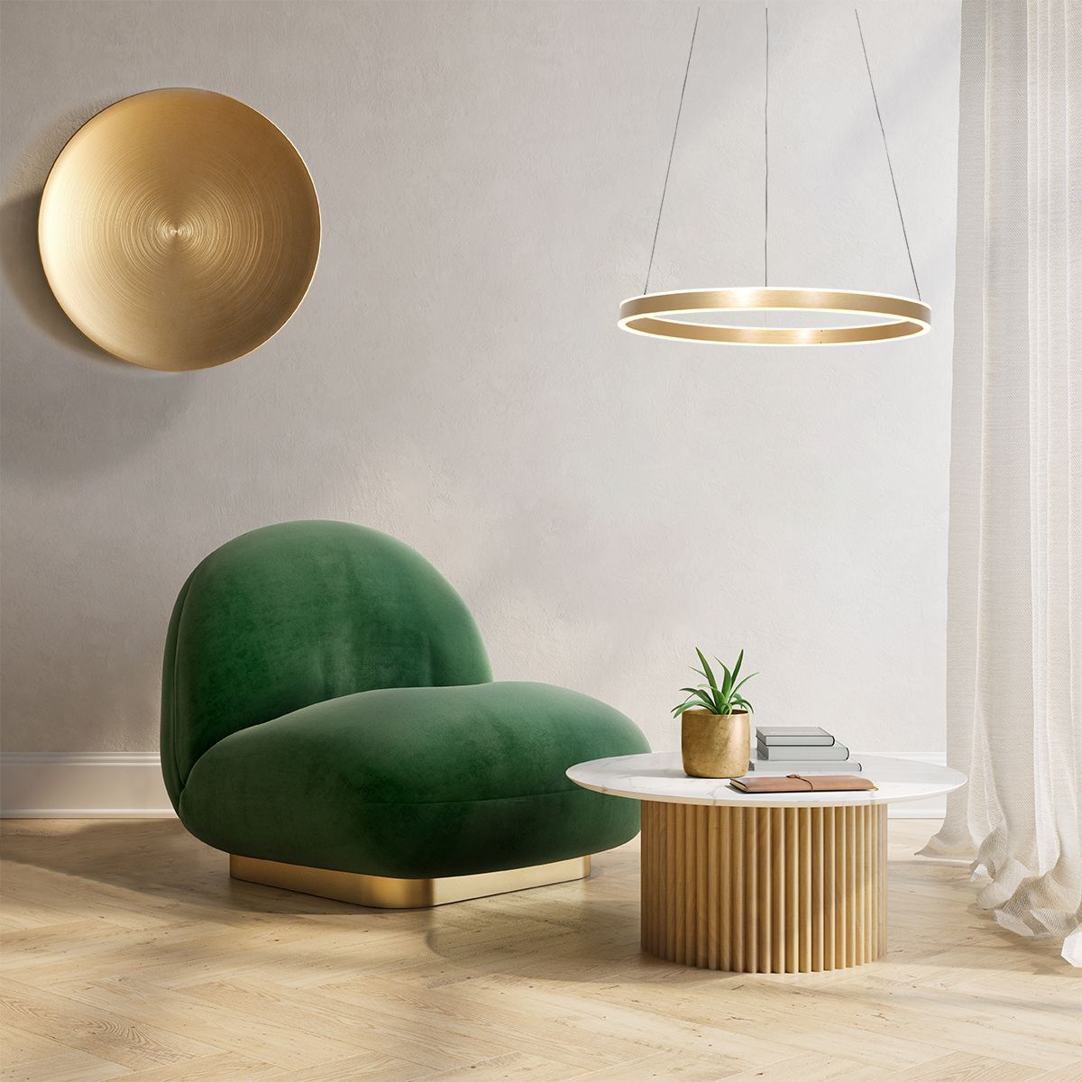 Hängelampe Ringlux 60cm der Firma Steinhauer
