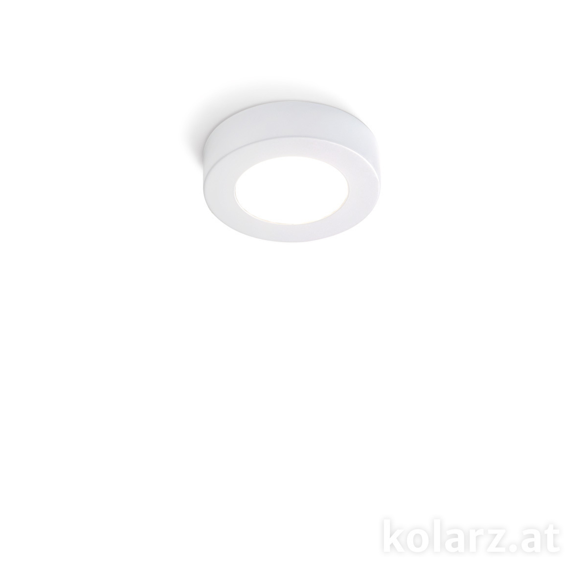 KOLARZ Leuchten - A1344.10R.W - Spot CLICK, Weiß, Ø12 Weiß, Ø12cm, Höhe 3cm, 1-flammig, GX53