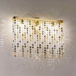 KOLARZ-Austrolux LeuchtenWandleuchte PRISMA, KOLARZ Pure, Chrom Breite 50 cm, max. Höhe 33 cm, Ausladung 10 cm, 3 flg., G9, 25 W