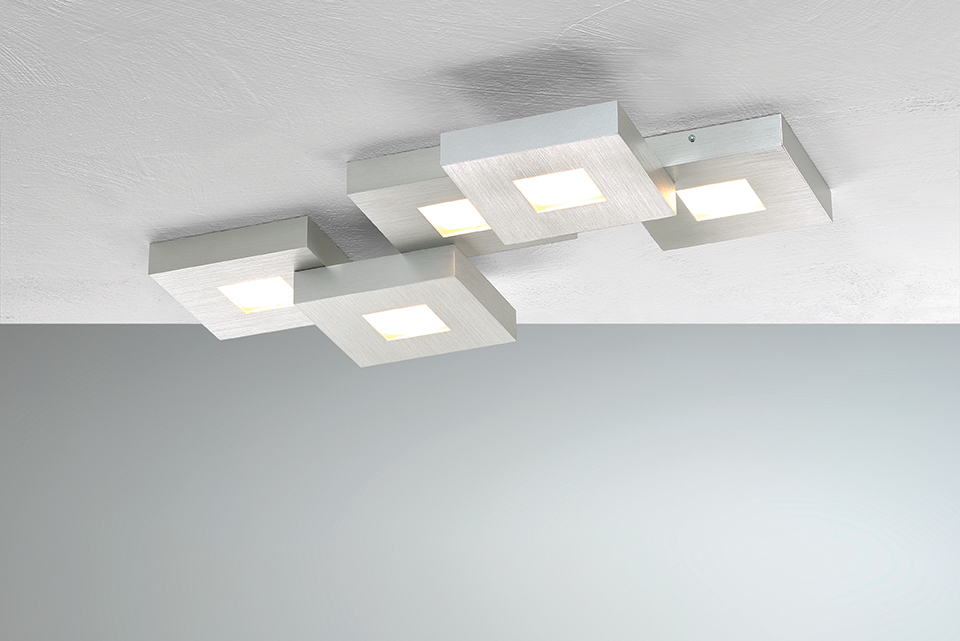 Bopp Leuchten Designer-Deckenleuchten & Deckenlampen fürs Esszimmer von Bopp Leuchten CUBUS LED-Deckenleuchte 38580509