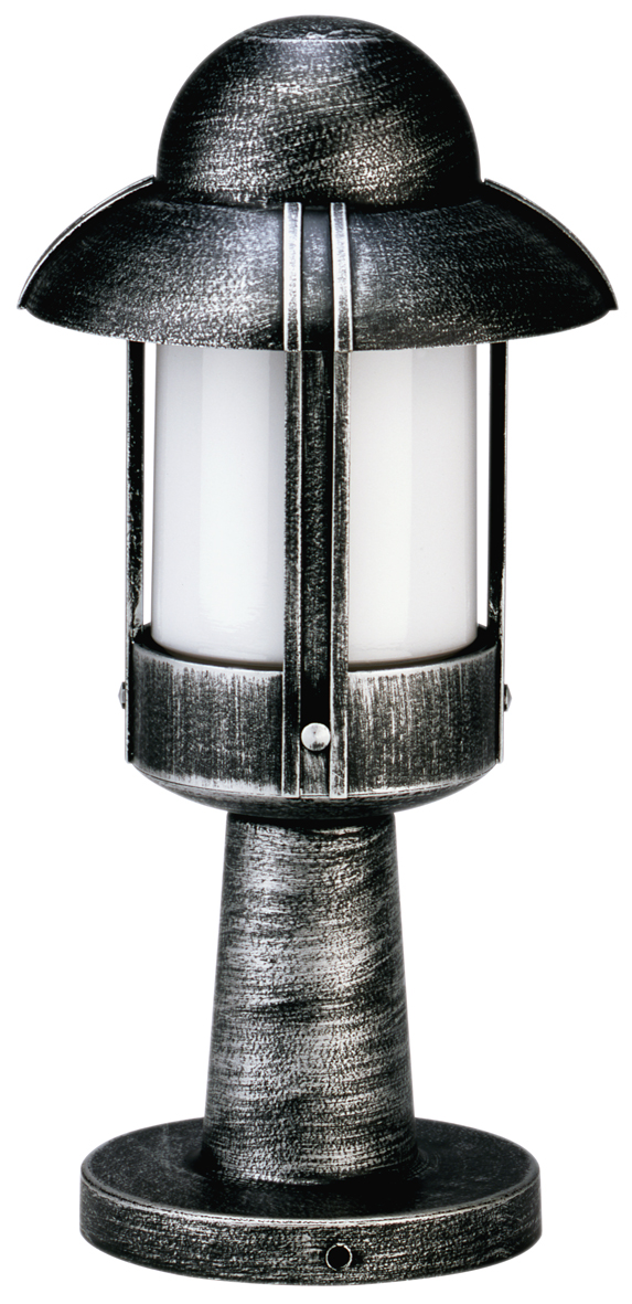 Albert LeuchtenSockelleuchte Typ Nr. 0530 - Farbe: schwarz-Silber, für 1 x Lampe, E27