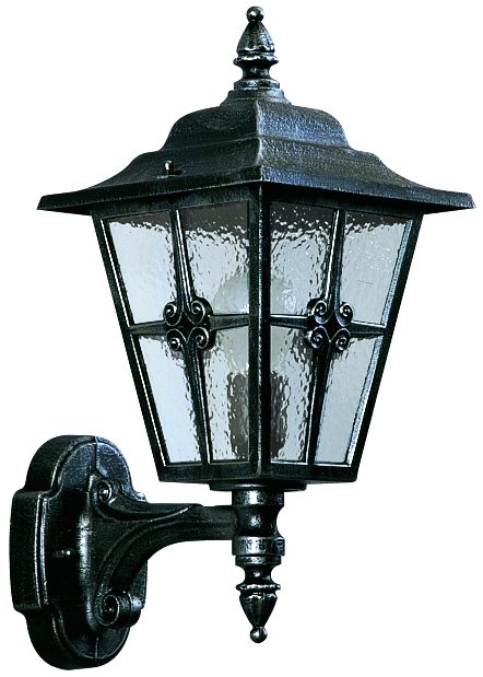 Albert LeuchtenWandleuchte Typ Nr. 1804 - Farbe: schwarz-Silber, für 1 x Lampe,E27