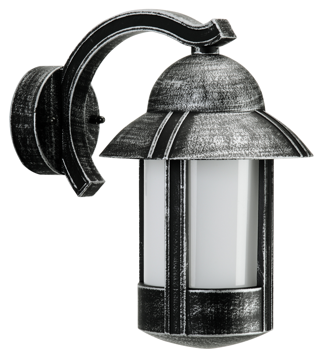 Albert LeuchtenWandleuchte Typ Nr. 1841 - Farbe: schwarz-Silber, für 1 x Lampe, E27