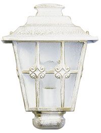 Albert LeuchtenWandleuchte Typ Nr. 3227 - Farbe: weiß-gold, für 1 x Lampe, E27