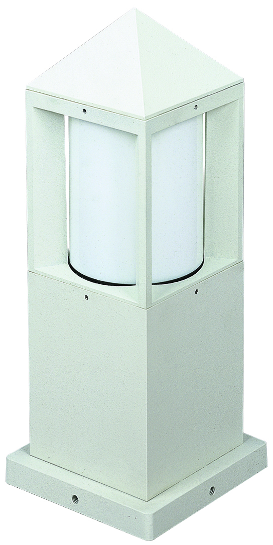 Albert LeuchtenSockelleuchte Typ Nr. 0556 - Farbe: weiß, für 1 x Lampe, E27