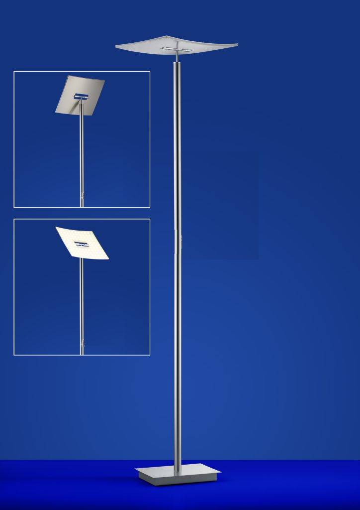 B-Leuchten Moderne Stehleuchten & Stehlampen fürs Wohnzimmer von B-Leuchten LED-Stehleuchte Modena 60226/1-92