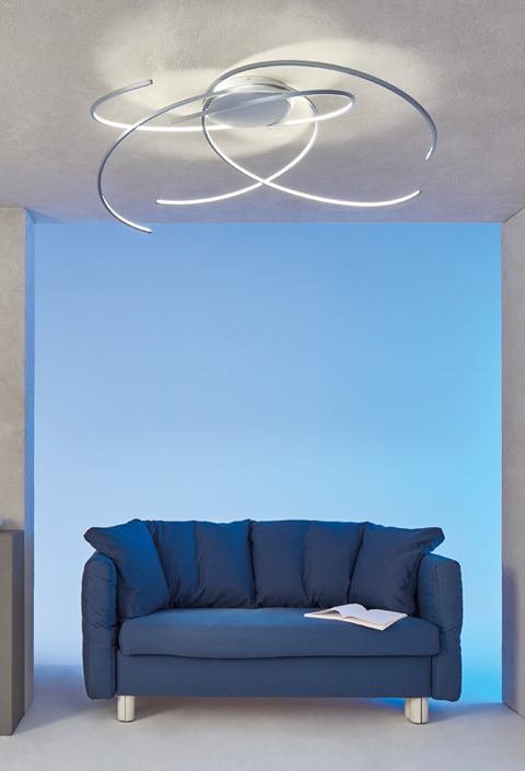 Escale Leuchten Designer-Deckenleuchten & Deckenlampen fürs Wohnzimmer von Escale Leuchten SPACE Deckenleuchte 55 cm Durchmesser 44380109