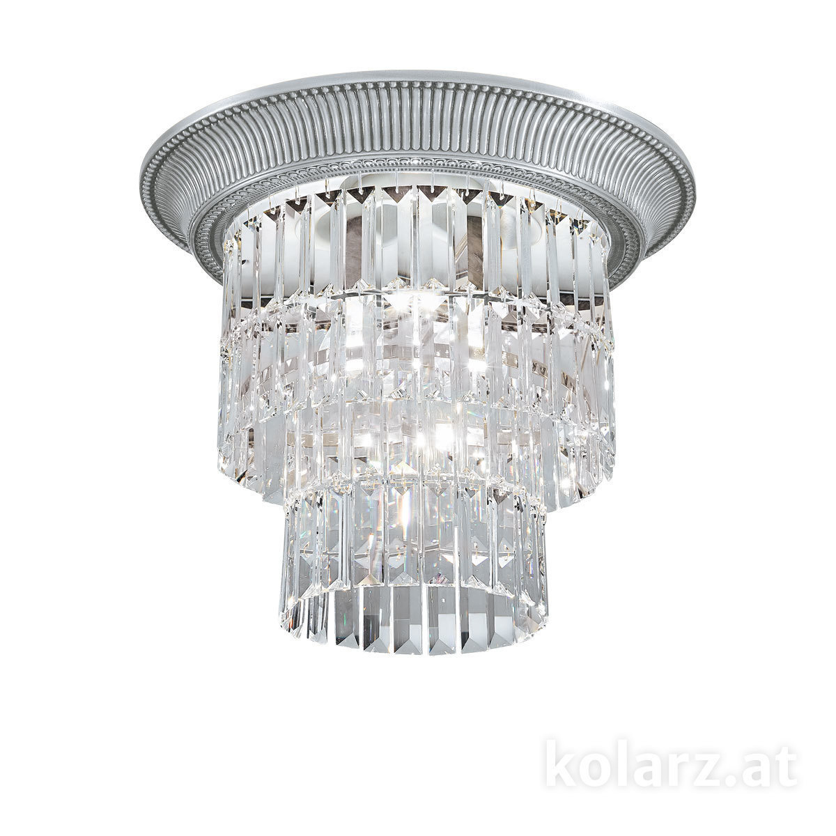 KOLARZ Leuchten Kristall-Deckenleuchten & Deckenlampen fürs Wohnzimmer von KOLARZ Leuchten Deckenleuchte MILORD CRYSTAL Ø40 0346.14S.5