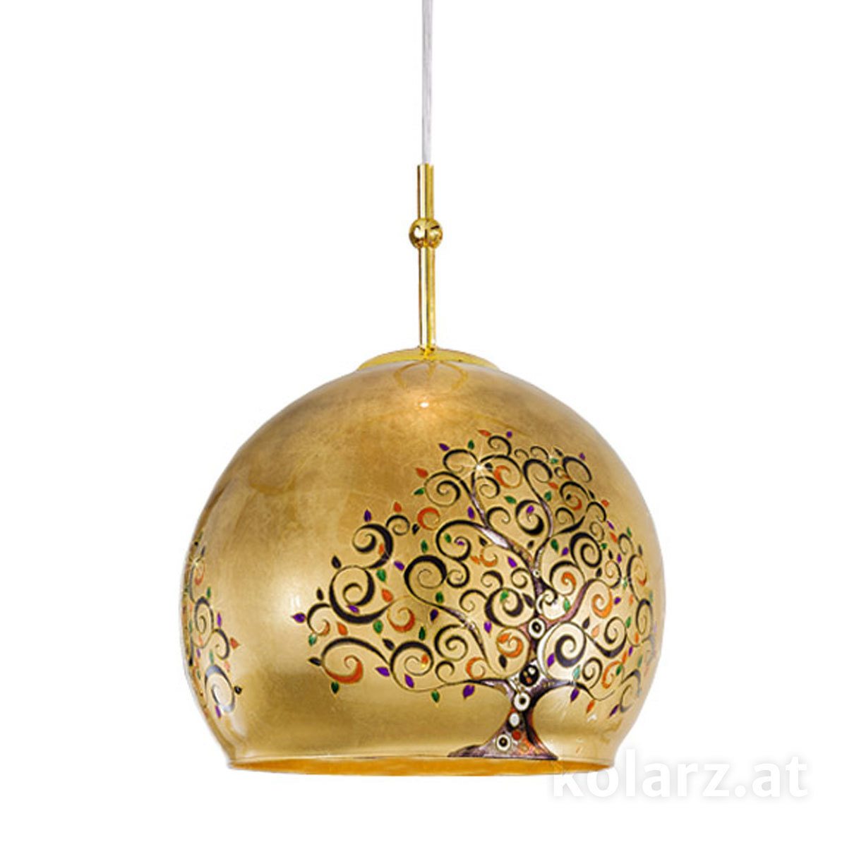 KOLARZ-Austrolux LeuchtenHängeleuchte LUNA, Gold 24K, Albero Multi D 40 cm, max. Höhe 200 cm, 1 flg., E27, 60 W