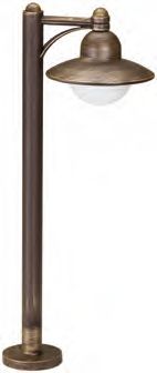 Albert LeuchtenWegeleuchte Typ Nr. 4150 - Farbe: braun-messing, für 1 x QA55 - 57 W,E27