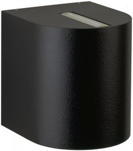 Albert LeuchtenWandstrahler Typ Nr. 2400 - 2-seitig - Farbe: schwarz, Lichtaustritt eng/eng, mit 2 x LED 6,7 W, je 600 lm, 3000 K
