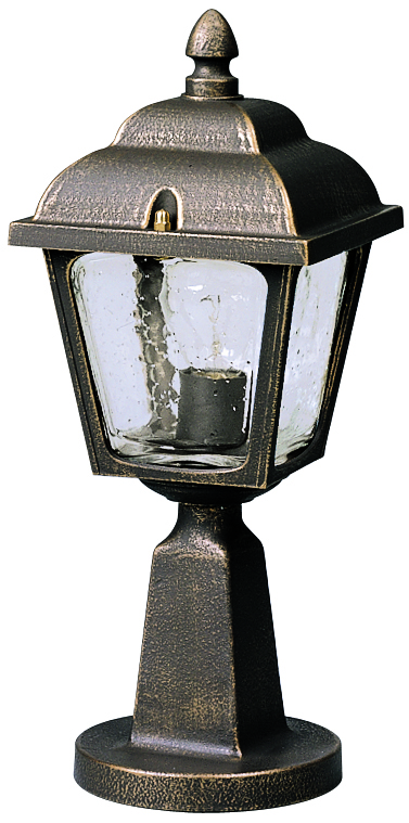 Albert LeuchtenSockelleuchte Typ Nr. 0536 - Farbe: braun-messing, für 1 x Lampe, E27