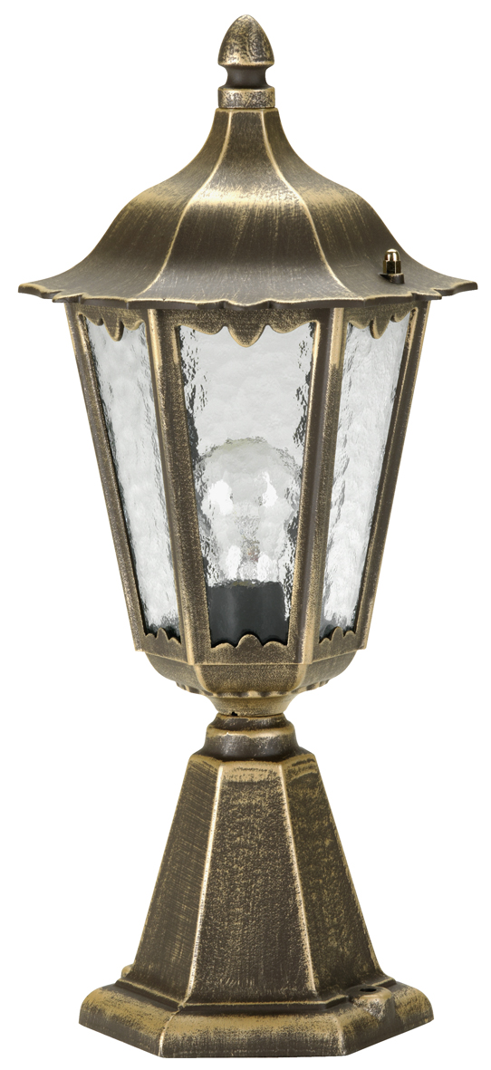 Albert LeuchtenSockelleuchte Typ Nr. 0541 - Farbe: braun-messing, für 1 x Lampe, E27