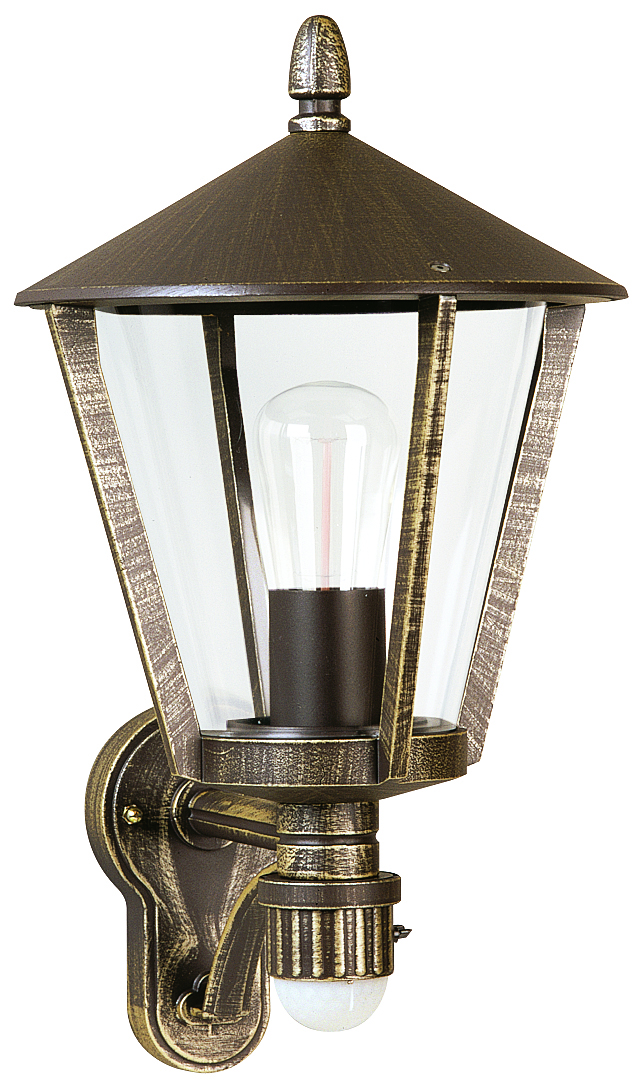 Albert LeuchtenWandleuchte Typ Nr. 1815 - Farbe: braun-messing, mit BWM für 1 x Lampe, E27