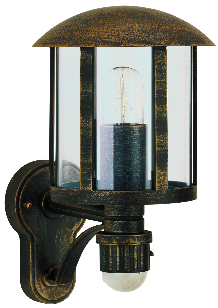 Albert LeuchtenWandleuchte Typ Nr. 1836 - Farbe: braun-messing, mit BWM für 1 x Lampe, E27