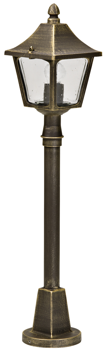 Albert LeuchtenWegeleuchte Typ Nr. 4128 - Farbe: braun-messing, für 1 x Lampe, E27
