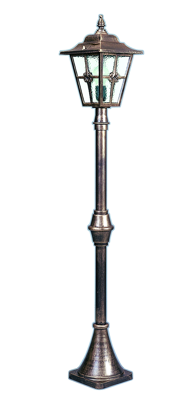 Albert LeuchtenWegeleuchte Typ Nr. 4136 - Farbe: braun-messing, für 1 x Lampe, E27