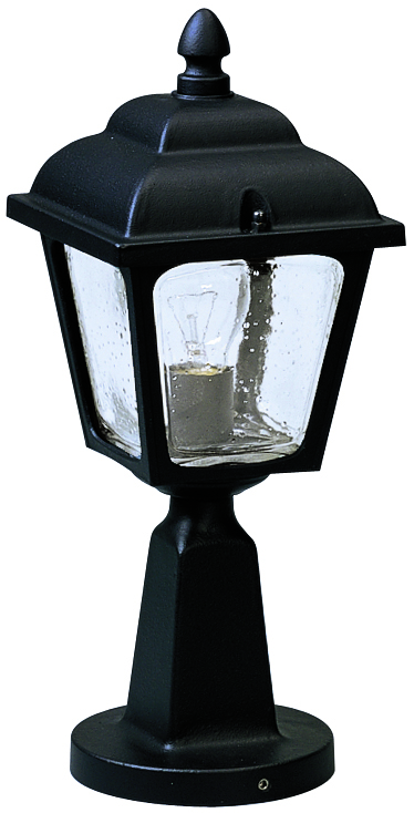 Albert LeuchtenSockelleuchte Typ Nr. 0536 - Farbe: schwarz, für 1 x Lampe, E27