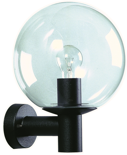 Albert LeuchtenWandleuchte Typ Nr. 0639 - Farbe: schwarz, für 1 x Lampe, E27