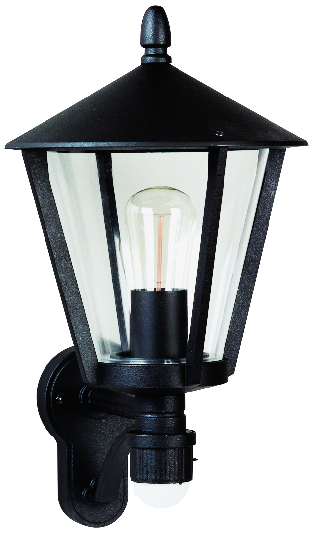 Albert LeuchtenWandleuchte Typ Nr. 1815 - Farbe: schwarz, mit BWM für 1 x Lampe, E27
