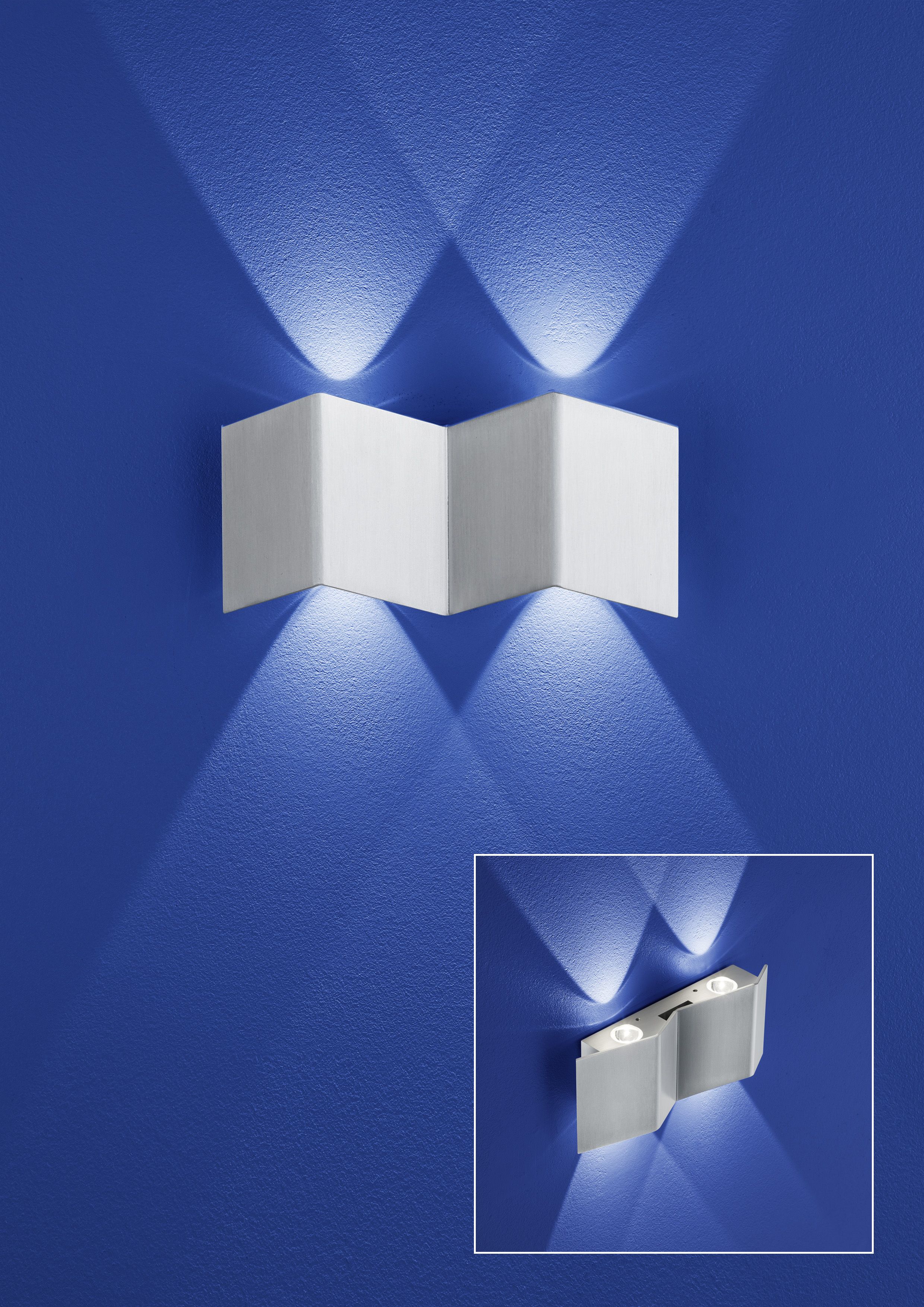 B-Leuchten Wandleuchten & Wandlampen von B-Leuchten LED-Wandleuchte PRINCE 40236/4-05