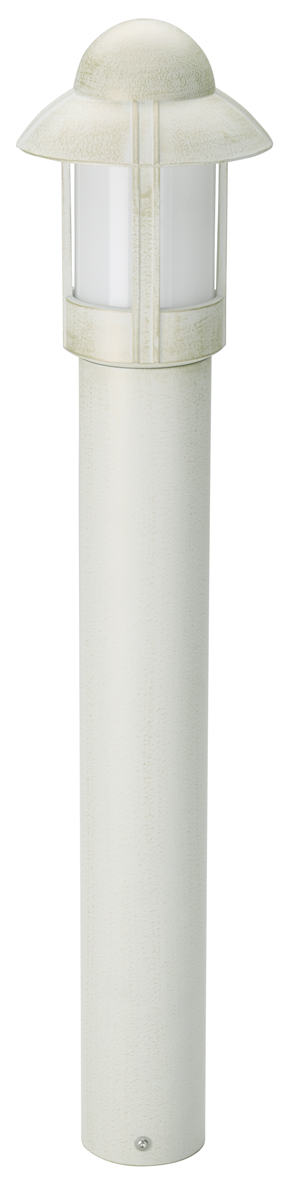 Albert LeuchtenPollerleuchte Typ Nr. 2025 - Farbe: weiß-gold, für 1 x Lampe, E27