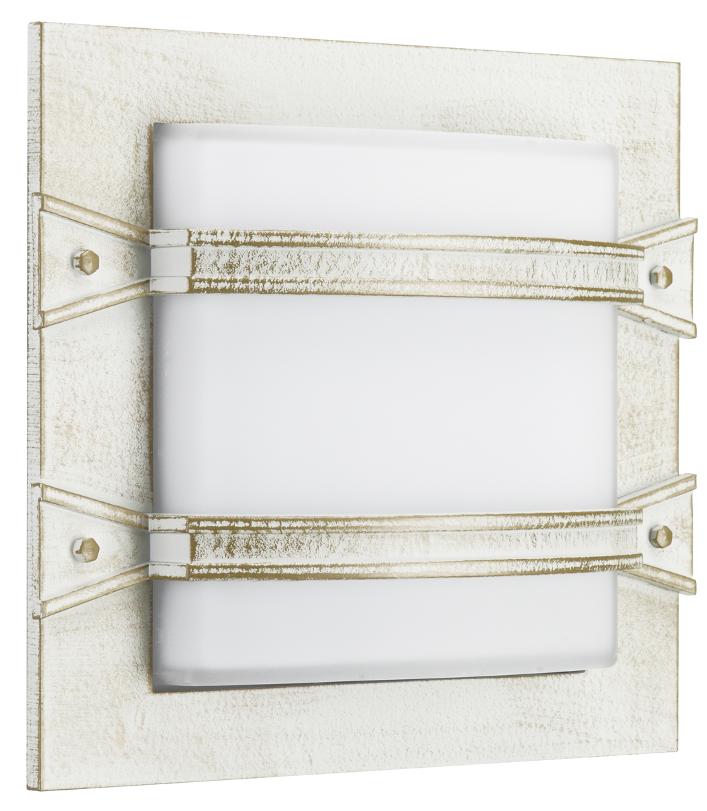 Albert LeuchtenWand- und Deckenleuchte Typ Nr. 6262 - Farbe: weiß-gold, für 1 x Lampe, E27