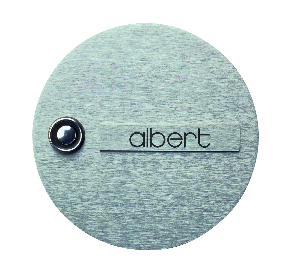 Albert LeuchtenKlingelplatte Typ Nr. 0945 - kompl. aus Edelstahl