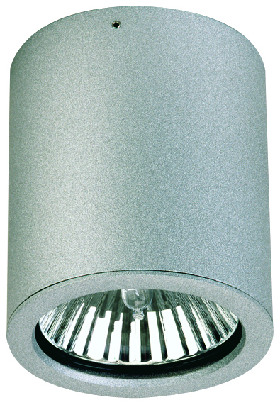 Albert LeuchtenDeckenaufbaustrahler Typ Nr. 2130 - Farbe: Silber, für 1 x PAR 30 - 75 W, E27