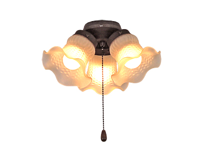 CasafanLeuchte 3 BA 3 Tulpen