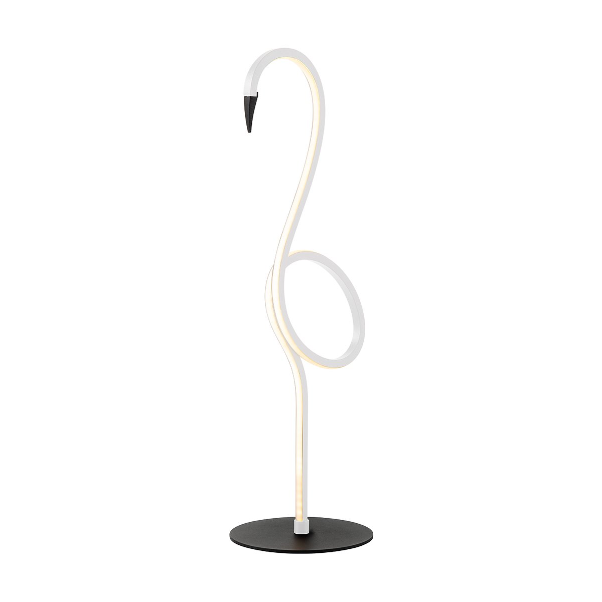Elstead - FLAMINGO-TL-WHT - Flamingo LED-Tischlampe - Weiß