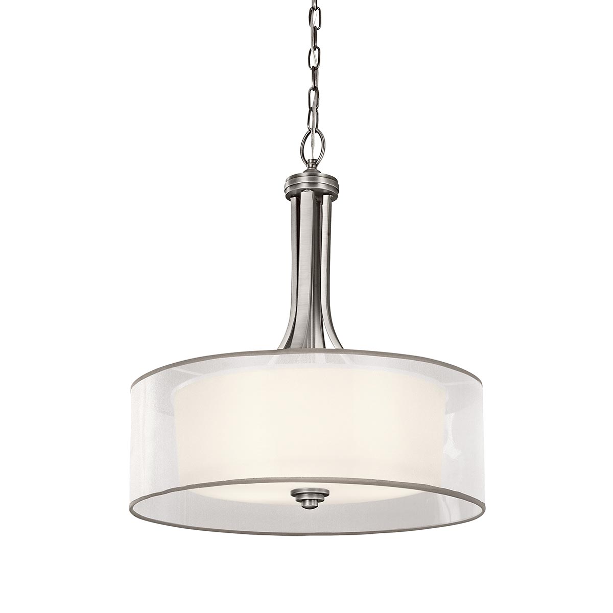 Elstead - KL-LACEY-P-L-AP - Lacey 4 Light Large Pendelleuchte - Zinn antik