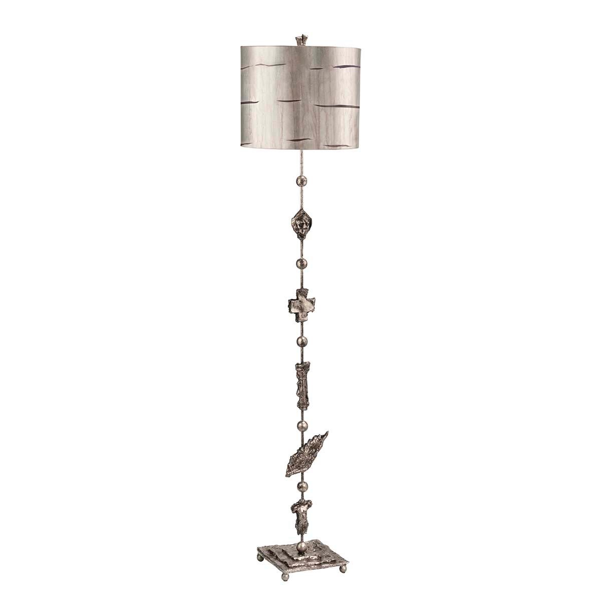 Elstead - FB-FRAGMENT-FL-S - Fragment 1 Light Floor Lamp - Aged Silver